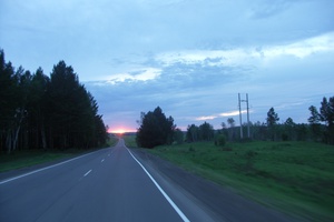 Закат перед Тулуном
