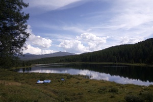 Озеро на Улаганском перевале